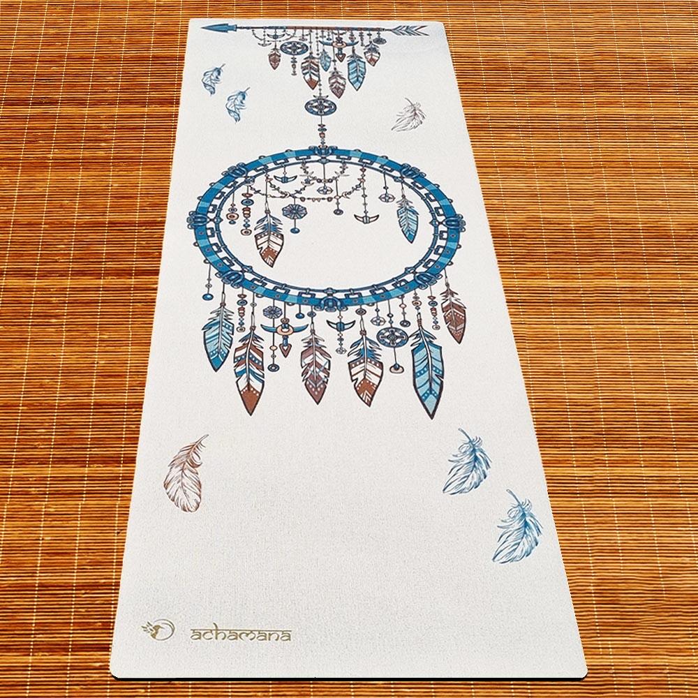Tapis de yoga caoutchouc naturel et chanvre 4,5 mm + Sac étanche - Attrape rêves 3/7