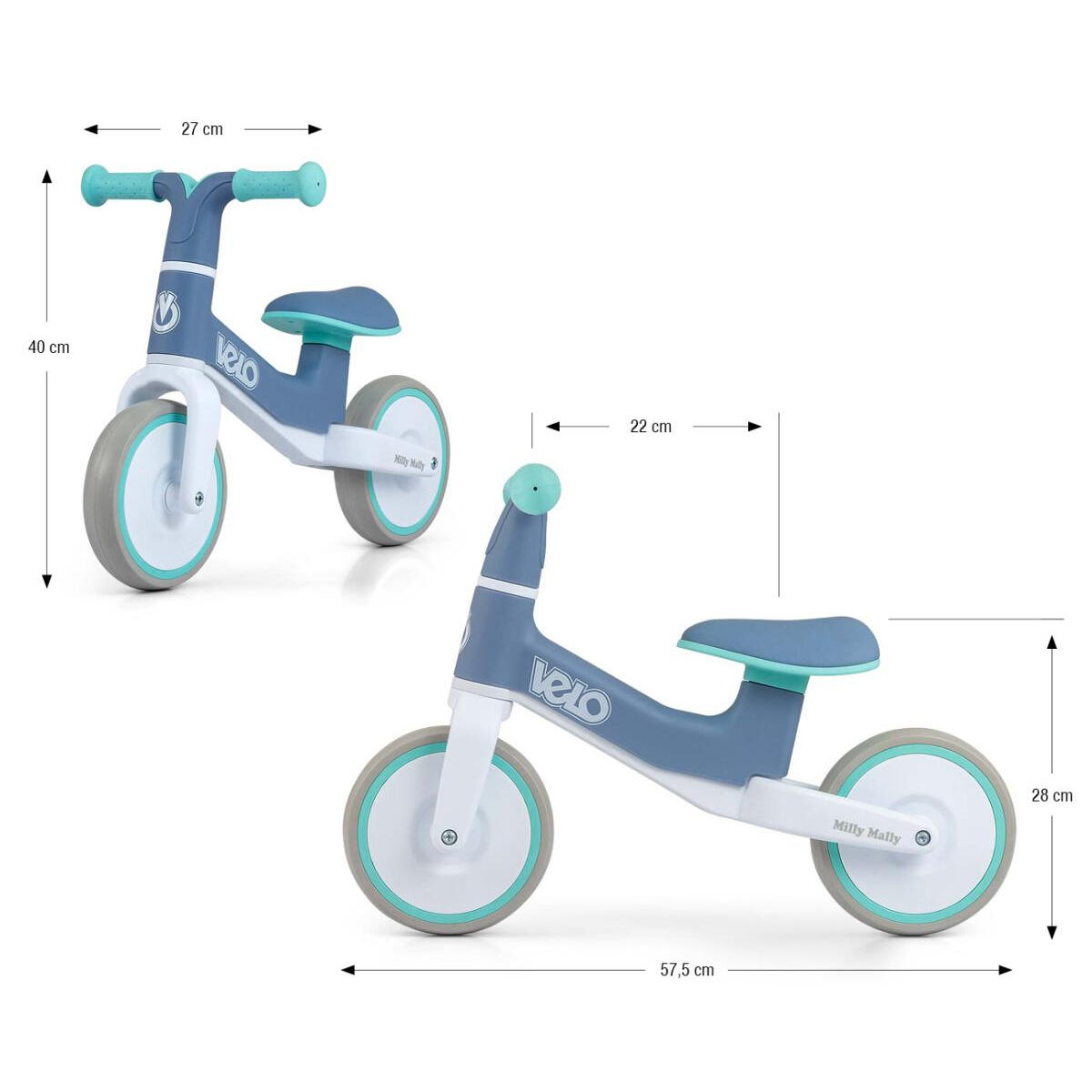 Draisienne Milly Mally Velo Menthe 2/2