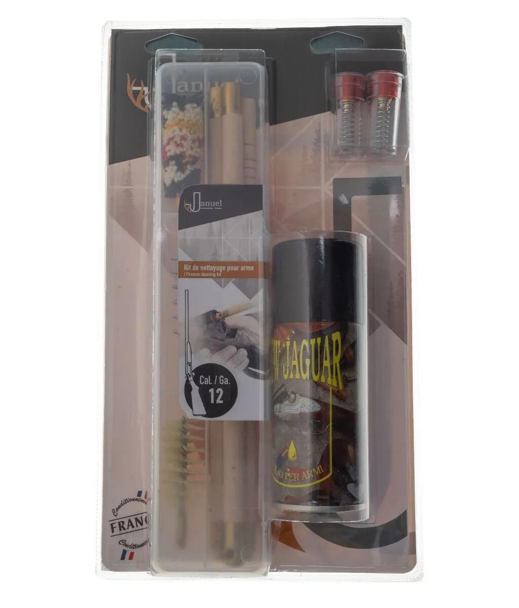 Pack Januel Kit De Nettoyage Calibre 12 Huile Et Douilles Amortisseurs 1/4