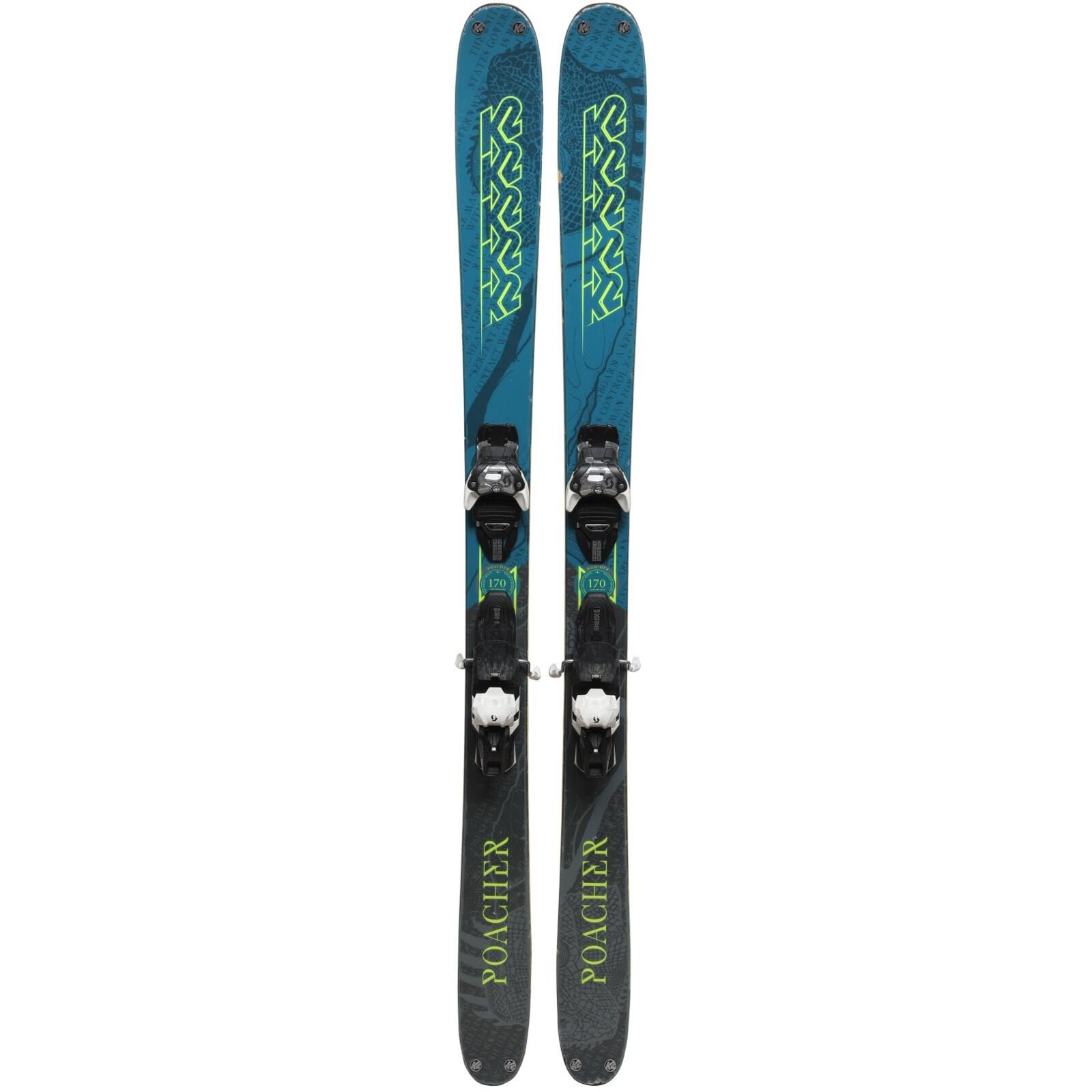 RECONDITIONNE - Ski K2 Poacher + Fixations 2/4