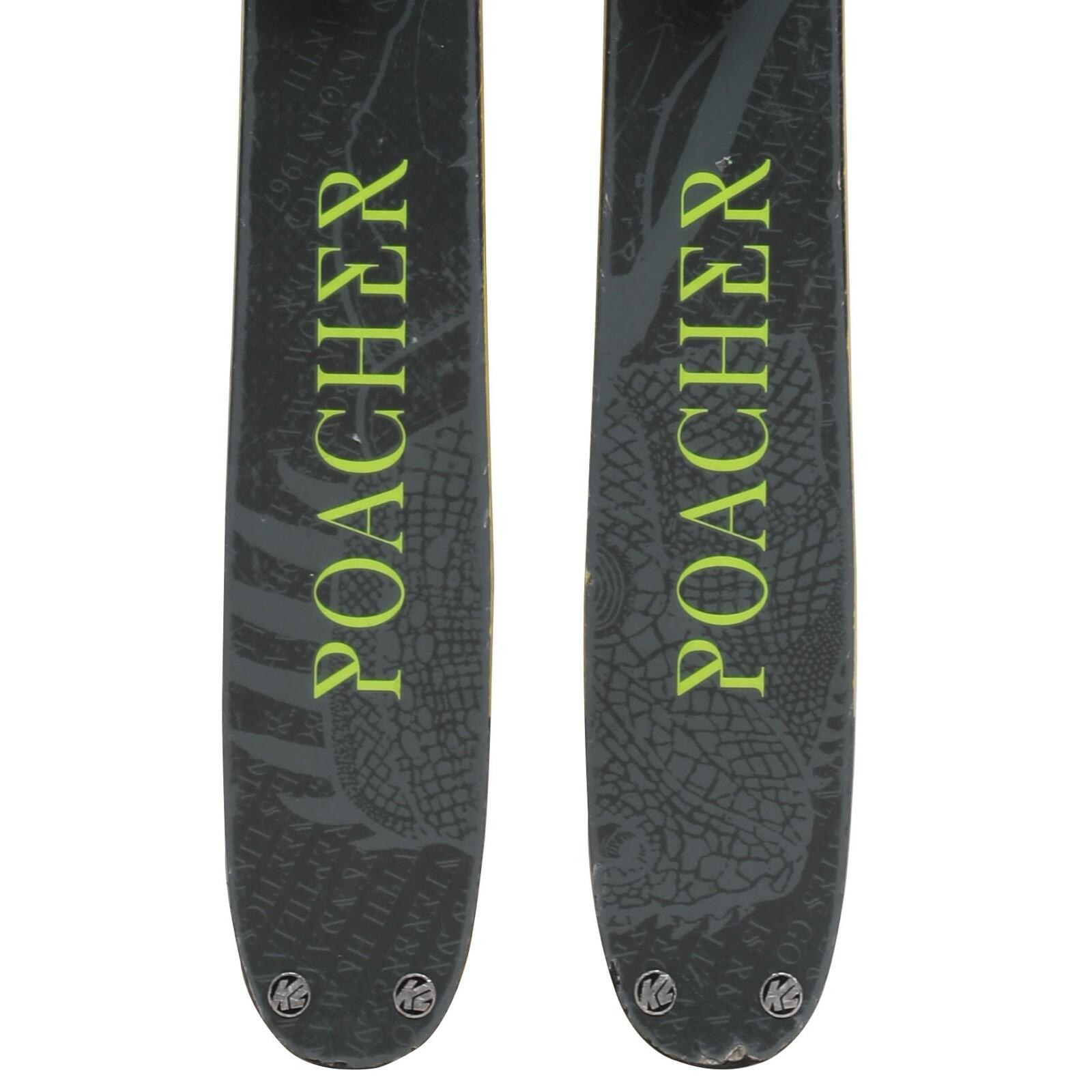 RECONDITIONNE - Ski K2 Poacher + Fixations 4/4