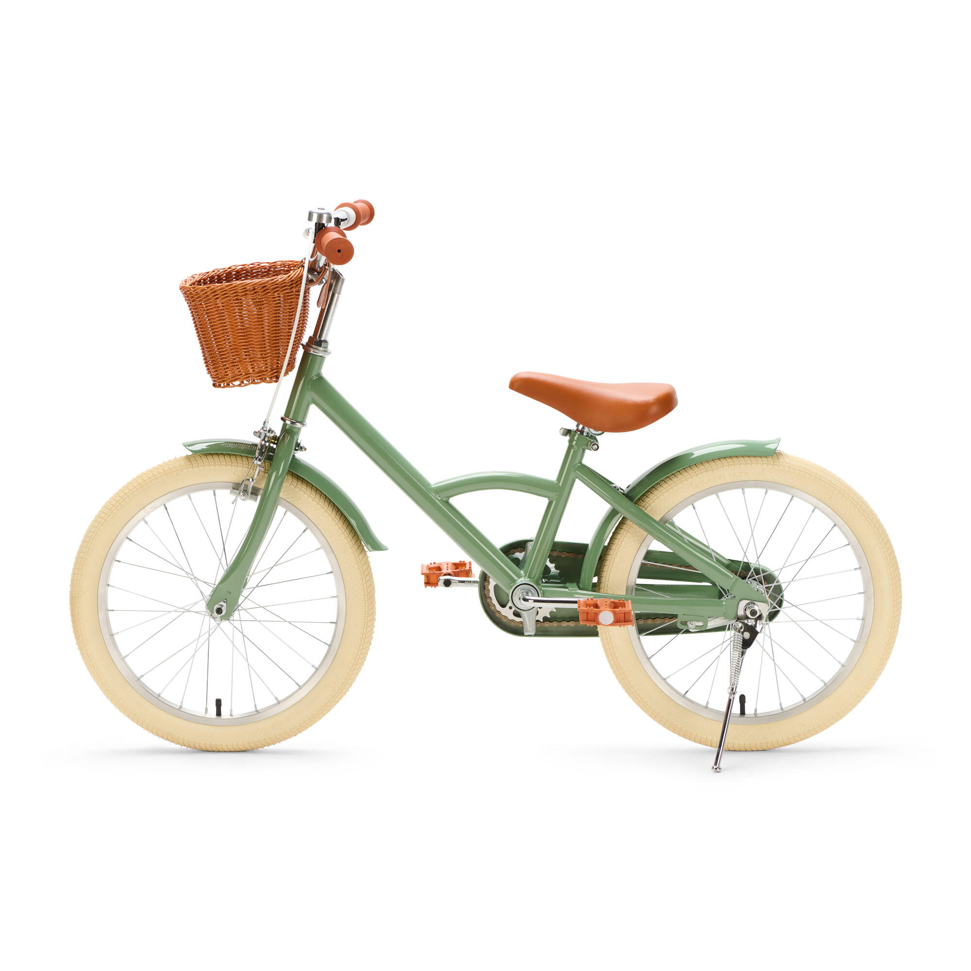 Generation Classic 18 Pulgadas Verde – Bicicleta Infantil con Cesta 4/4