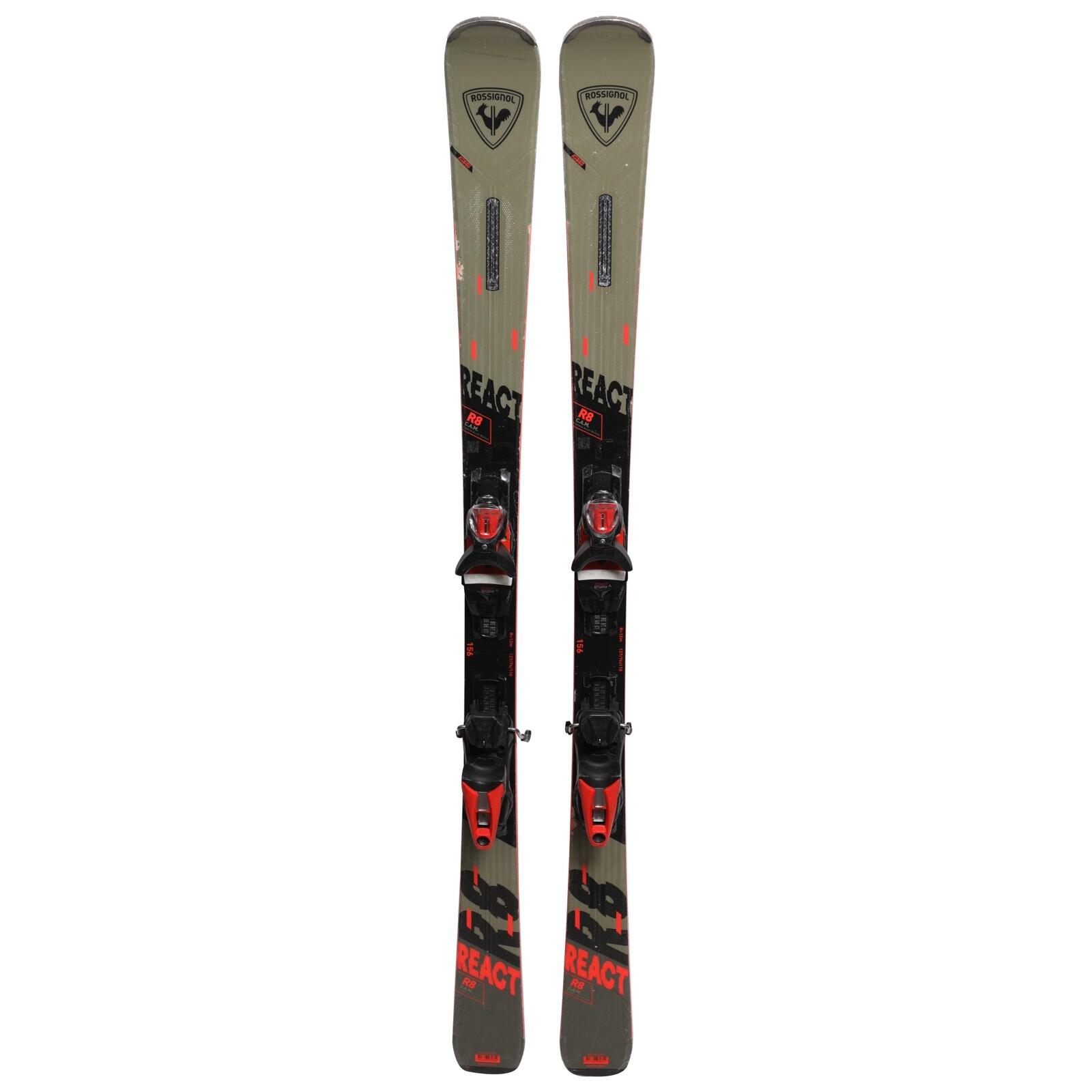 RECONDITIONNE - Ski Rossignol React 8 C.a.m + Fixations 2/4