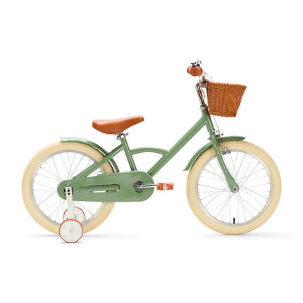 Generation Classic 18 Zoll Grün – Kinderfahrrad mit Korb