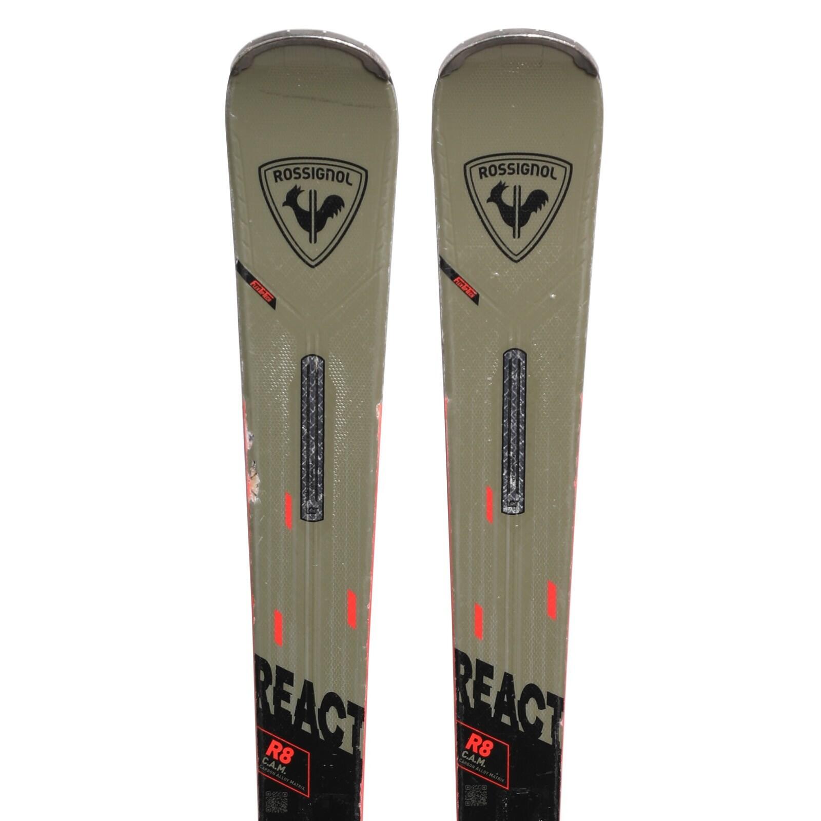ROSSIGNOL RECONDITIONNE - Ski Rossignol React 8 C.a.m + Fixations