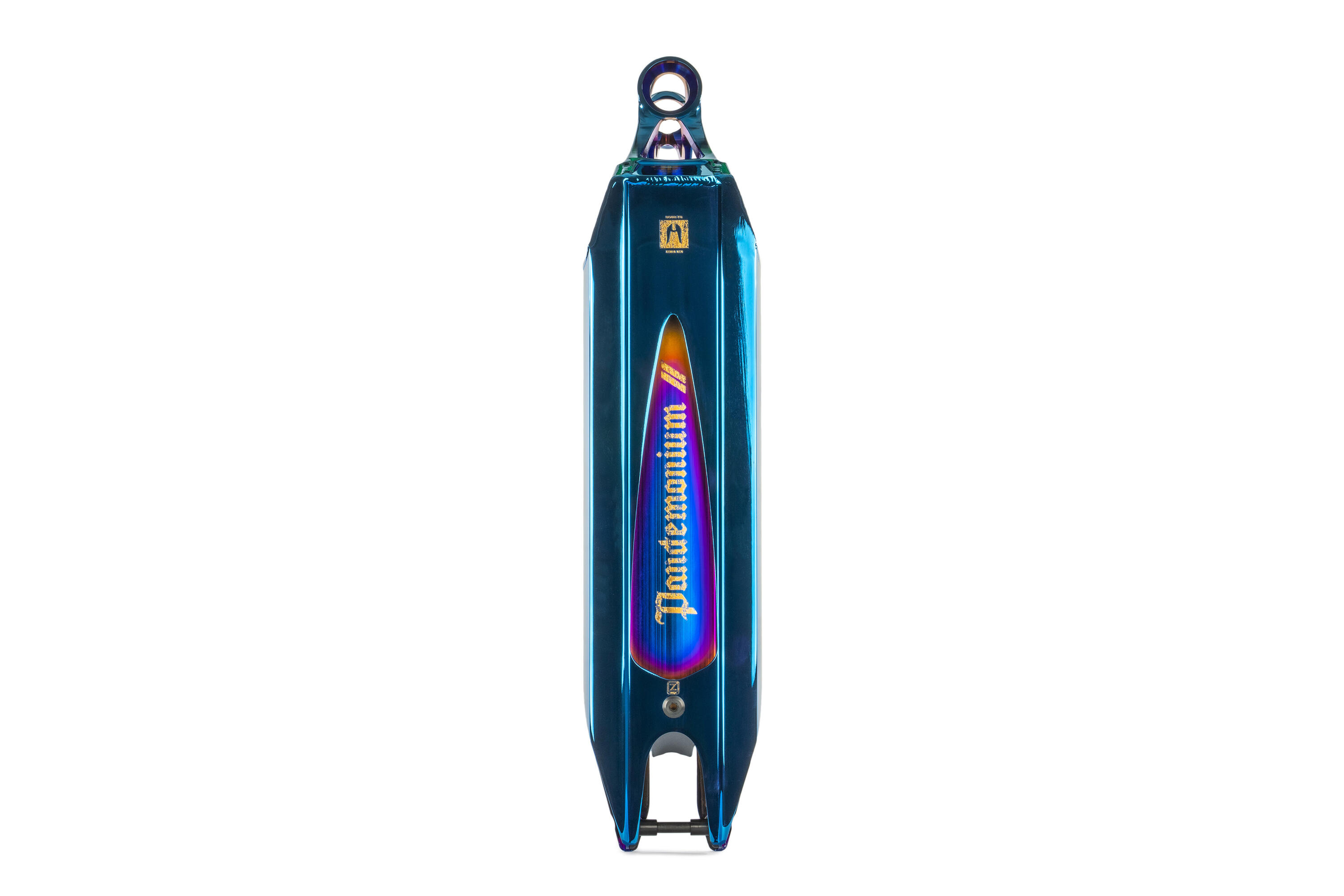 Scooter Deck | Pandemonium V2 540mm | Chrome Blue Color | Ethic Dtc 4/6