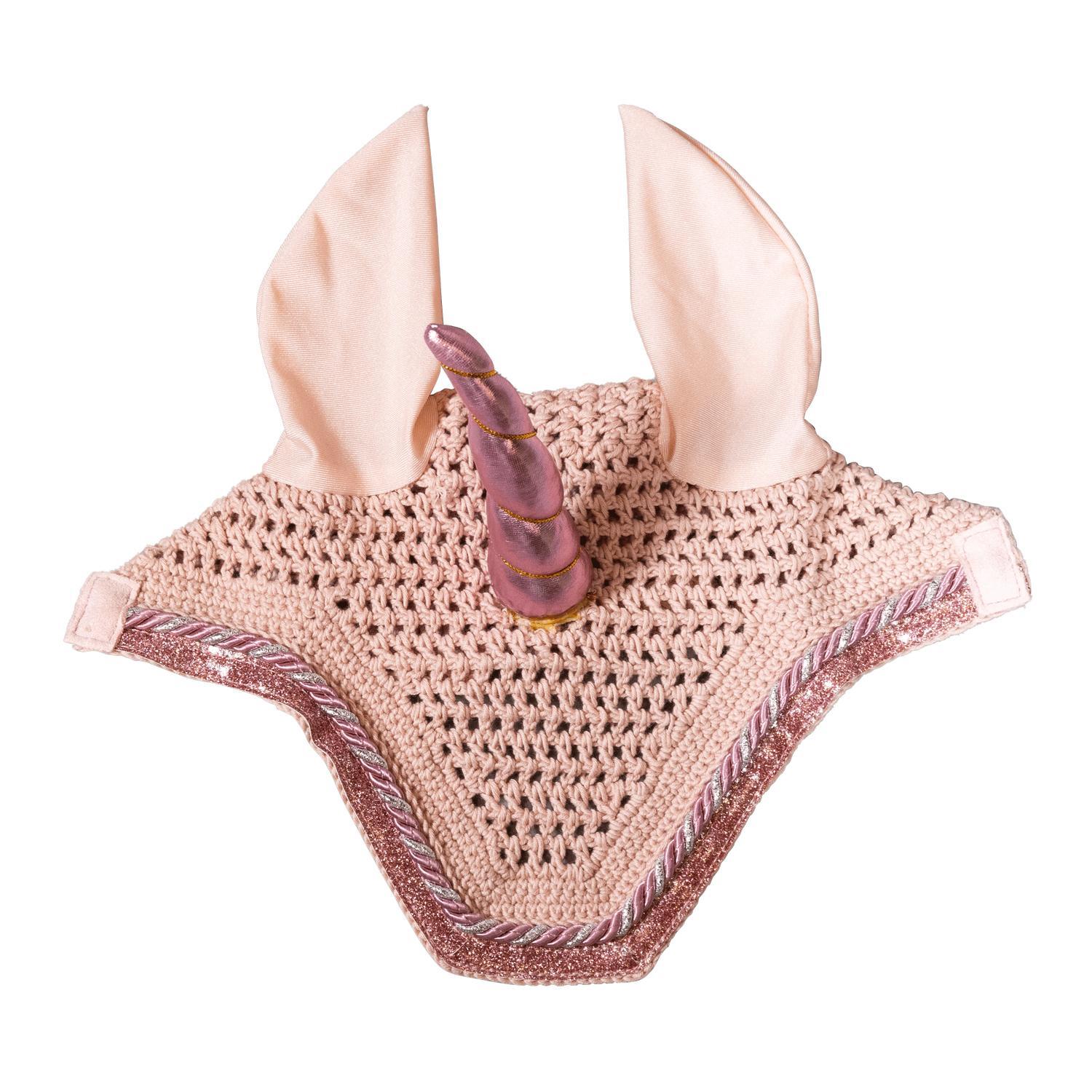 Czapka przeciw muchom dla koni z gumy Kentucky Horsewear Wellington 1/1