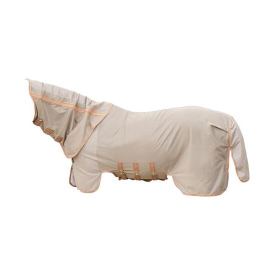 Chemise anti-mouches comfort beige/orange 140-6'3