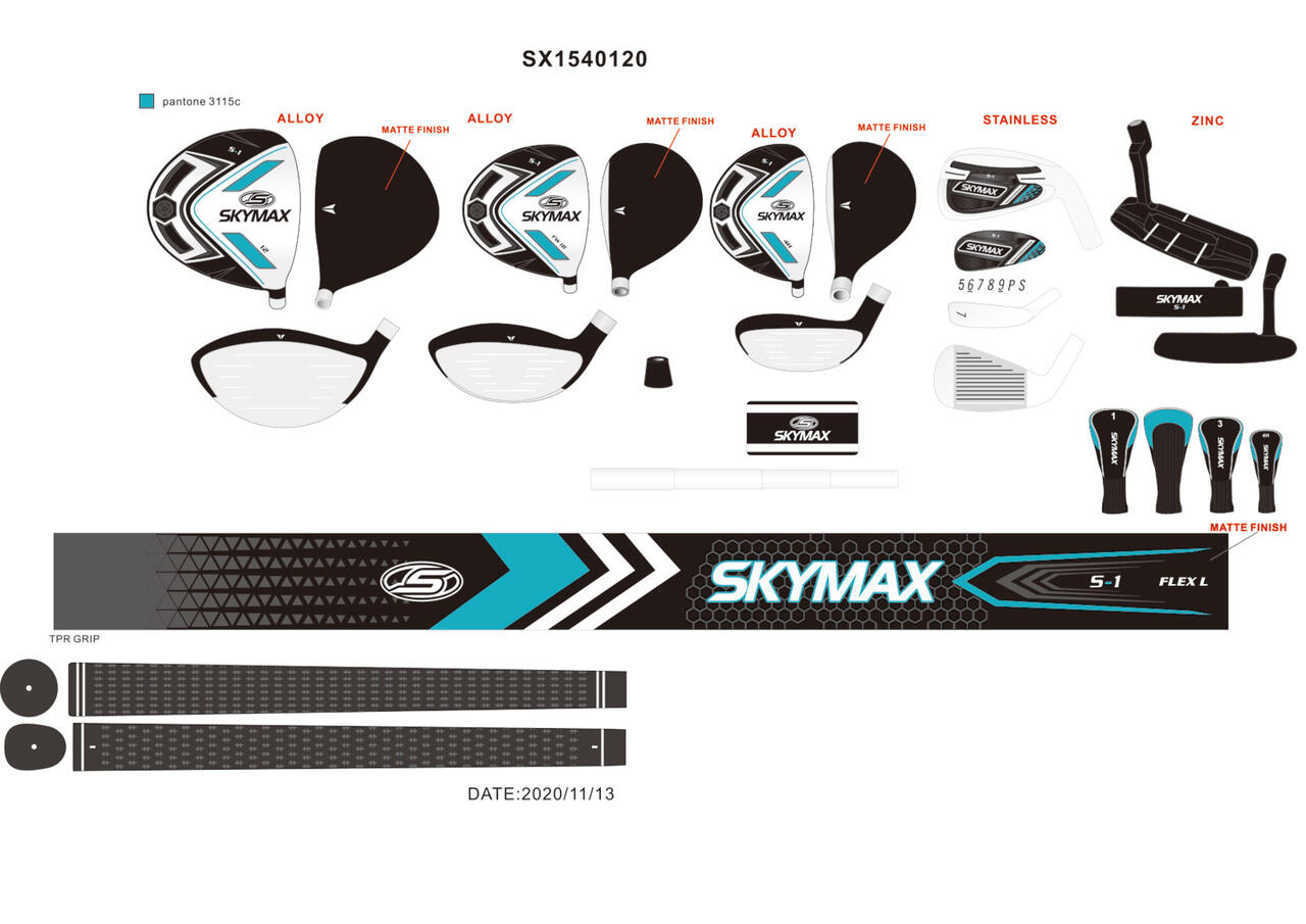 Skymax S1 Complete Dames Golfset 2/3