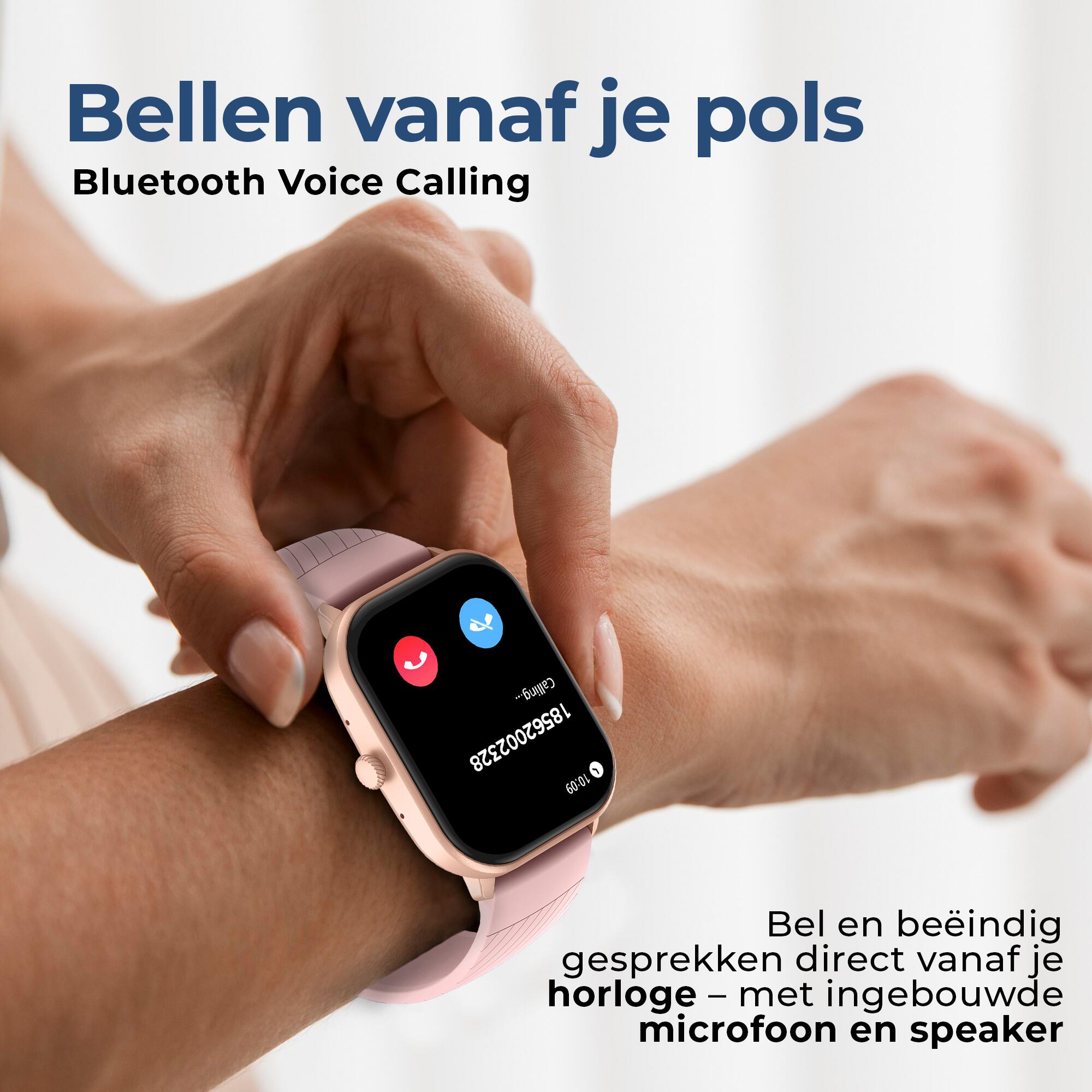 Smartwatch - Amoled scherm - Hartslagmeter - 100+ Sportmodi - SWC187RO 3/7