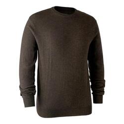 Pull De Chasse Col Rond Deerhunter Kingston Dark Elm - M