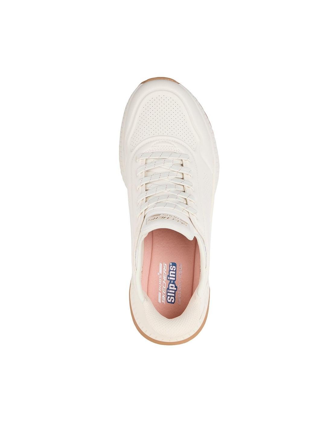 Zapatillas para Mujer Skechers Bobs 4 squad Blanco 4/6