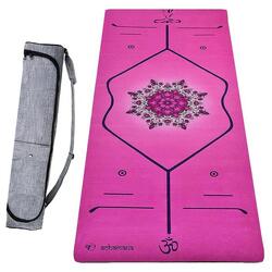 Tapis yoga Hi-tech, 6mm + sac étanche - 3 matériaux pour plus de confort 1