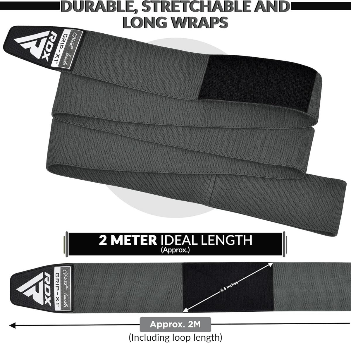 Opaski na kolana RDX Compression Elasticated Knee Wrap 6/7