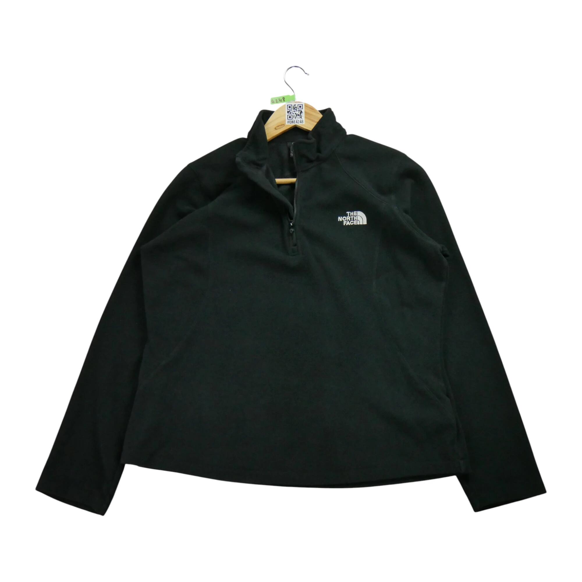 THE NORTH FACE Segunda Vida - Pulôver de lã preto TNF para mulheres - Em muito bom estado