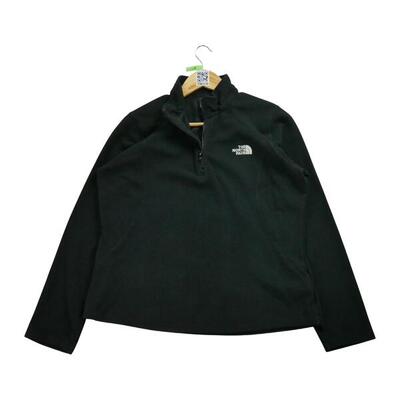 Second life - Damen TNF Schwarzer Fleecepullover - In sehr gutem Zustand