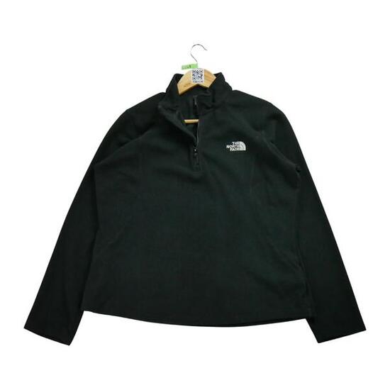 Second life - Damen TNF Schwarzer Fleecepullover - In sehr gutem Zustand