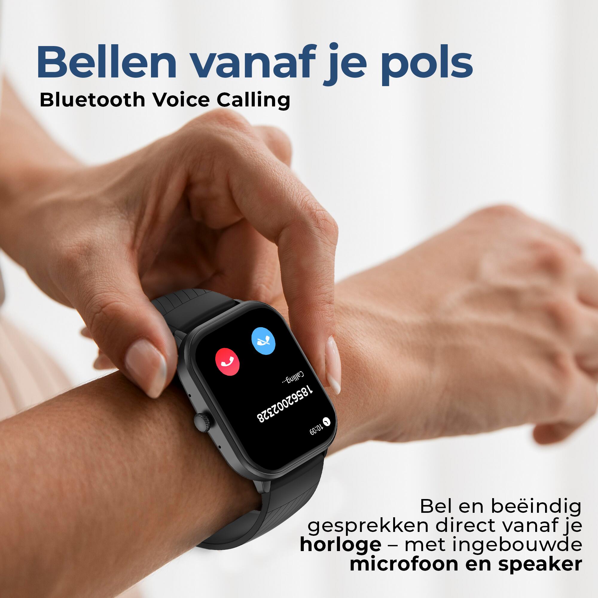 Smartwatch - Amoled scherm - Hartslagmeter - 100+ Sportmodi - SWC187B 3/7