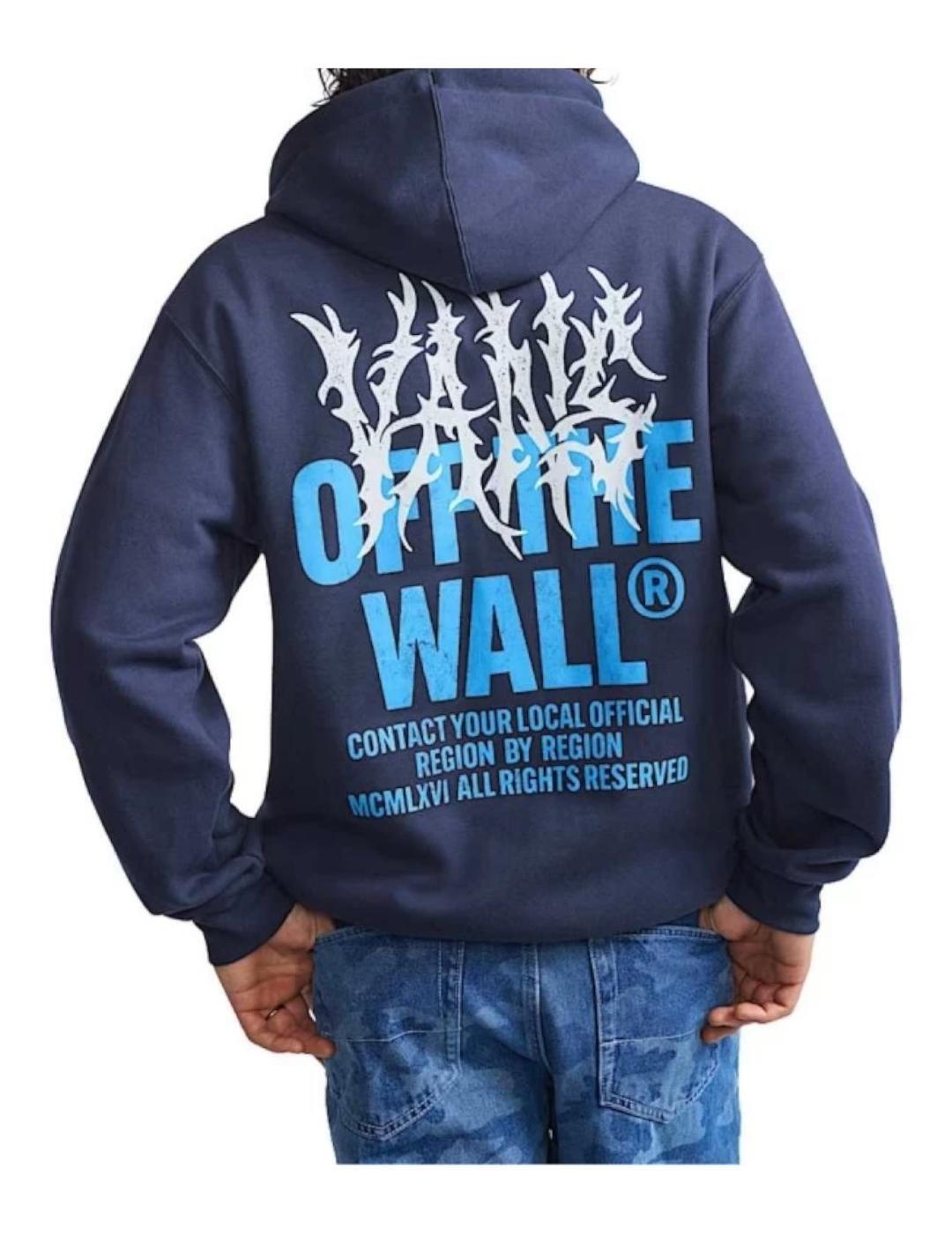 Jersey y sudadera para Hombre Vans  metal wall fz  Marino 2/3