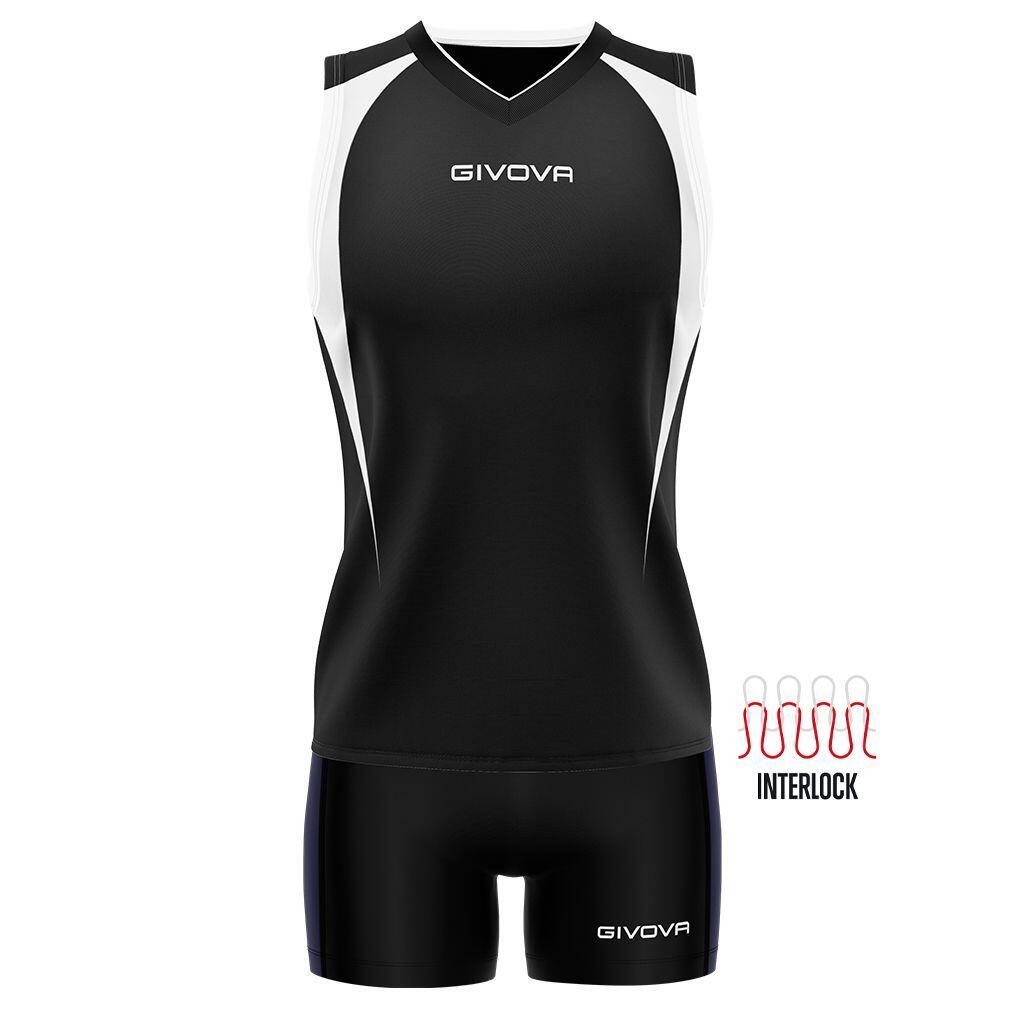 Givova - Completi Volley Givova Nero/bianco - Polo Sans Manches - Bleu|rouge - Decathlon