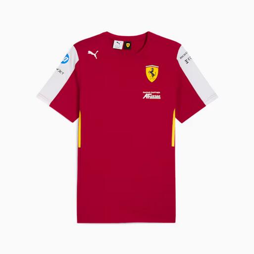 PUMA T-shirt Scuderia Ferrari LMH da uomo 713691 01 RED