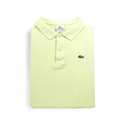 Tweedehands - korte mouw polo shirt mannen geel - goede staat