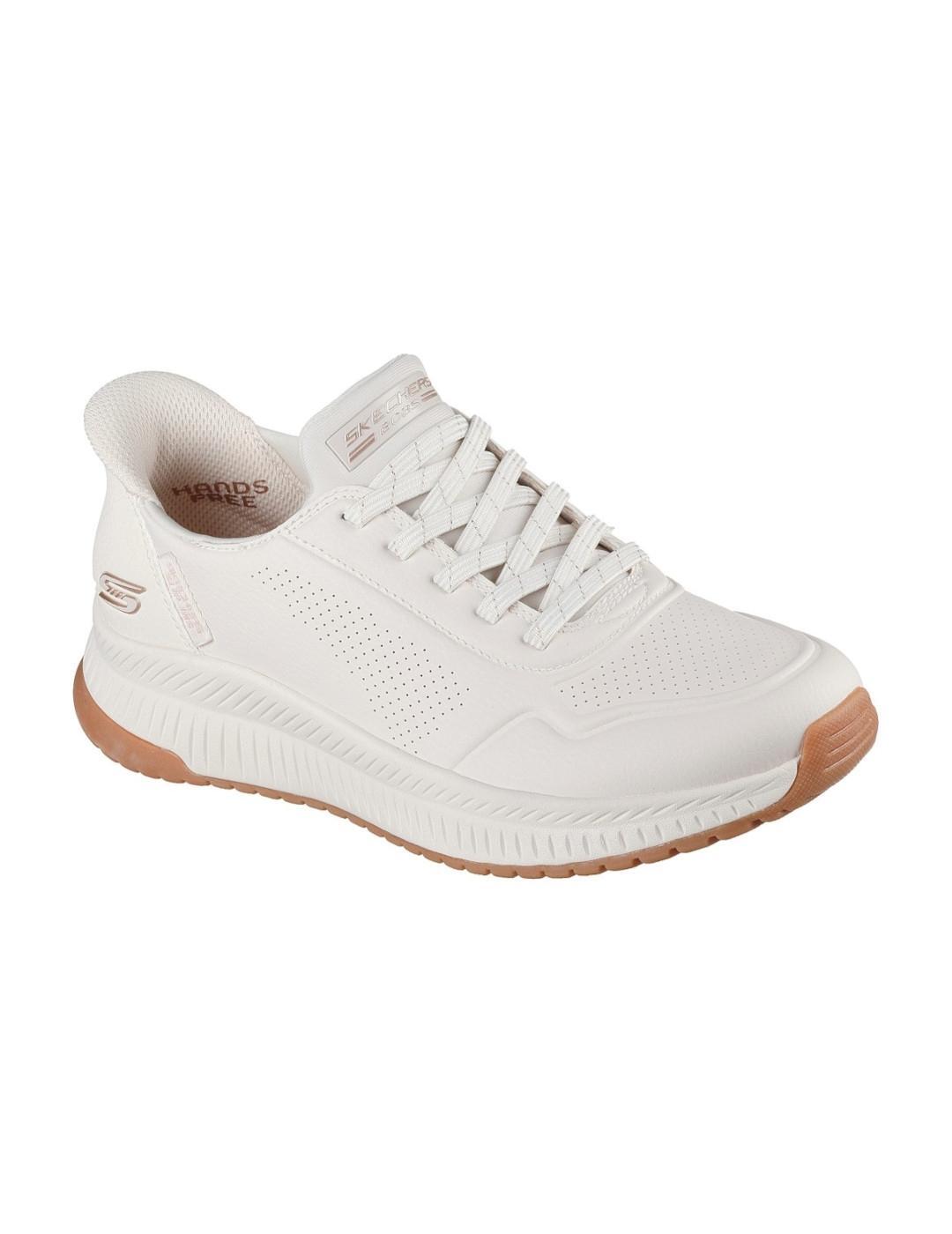 Chaussures pour femme Skechers Bobs 4 squad blanc. 3/6
