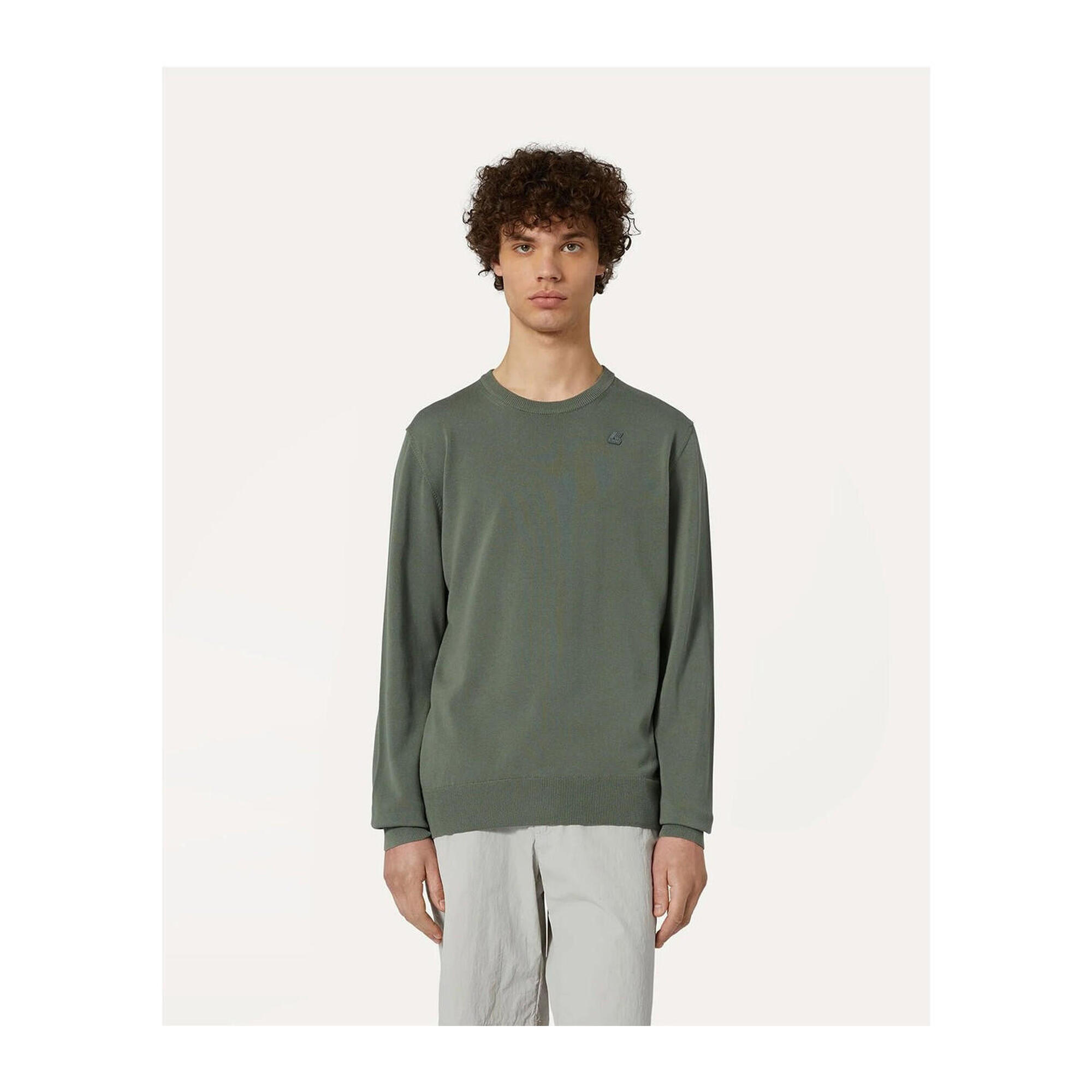 K-way - Pull K-way Sébastien Cotton Ps - Pull - Vert - Decathlon