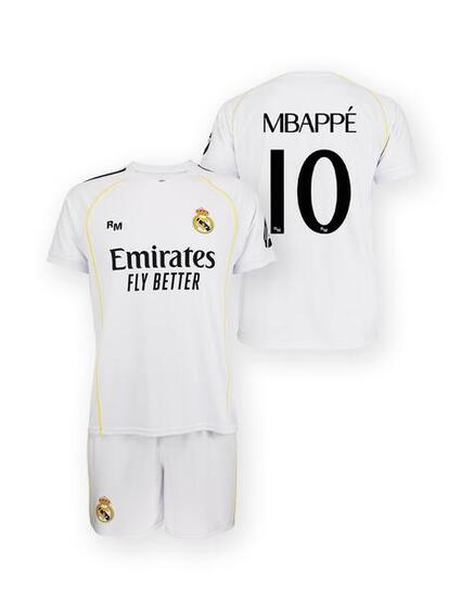 Kylian Mbappé Real Madrid Maillot Domicile 25/26 Enfants