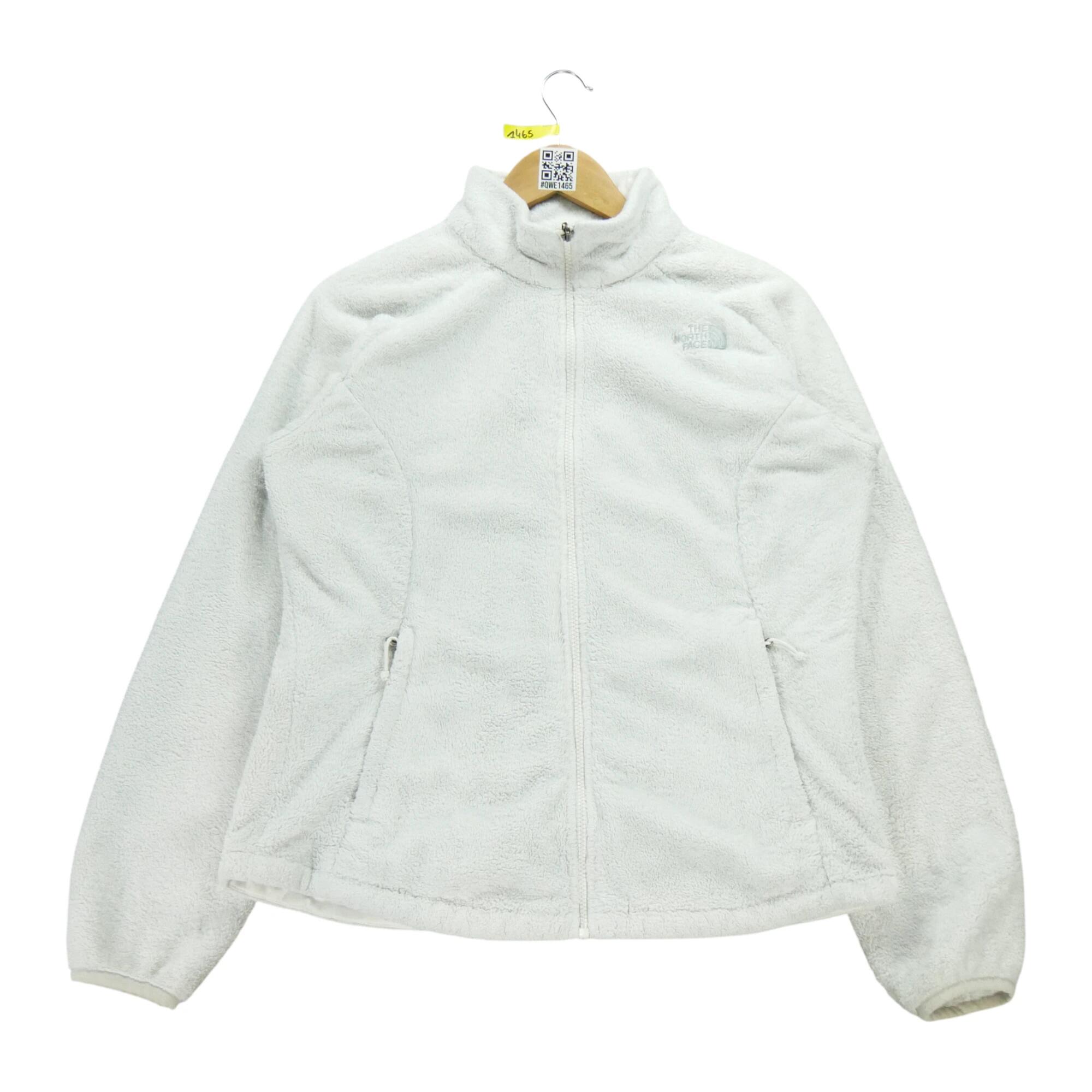 THE NORTH FACE Segunda Vida - Casaco de lã branca TNF Osito para mulheres - Em bom estado