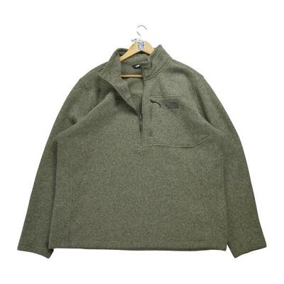 Second life - Herren TNF brauner Fleece-Pullover - Wie neu