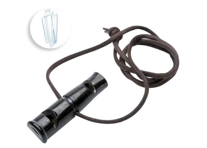 Sifflet De Dressage Court Buffle Sous Blister Pour Chien 1/1