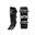 Tibiere Leone Shock Pro Negru/Argintiu