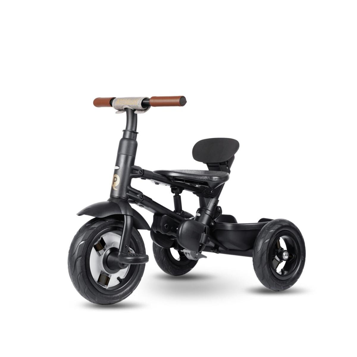 Tricycle Qplay Rito Deluxe Caoutchouc Gris 2/3