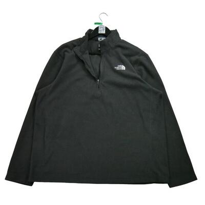 Tweedehands - heren tnf zwarte fleece trui - zeer goede staat