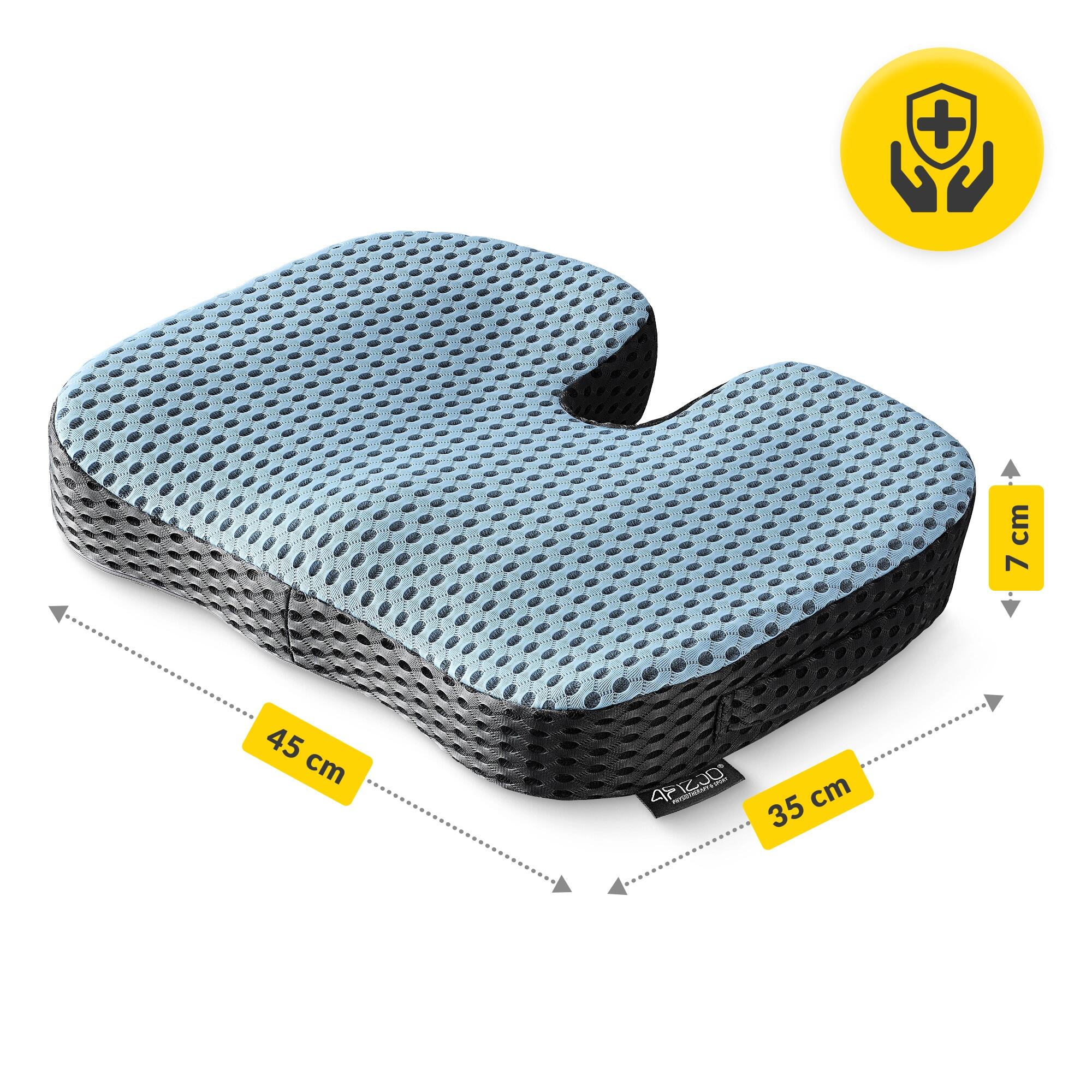 4FIZJO Cuscino Ortopedico Seduta Memory Foam 35x45cm – Ergonomico 2/7