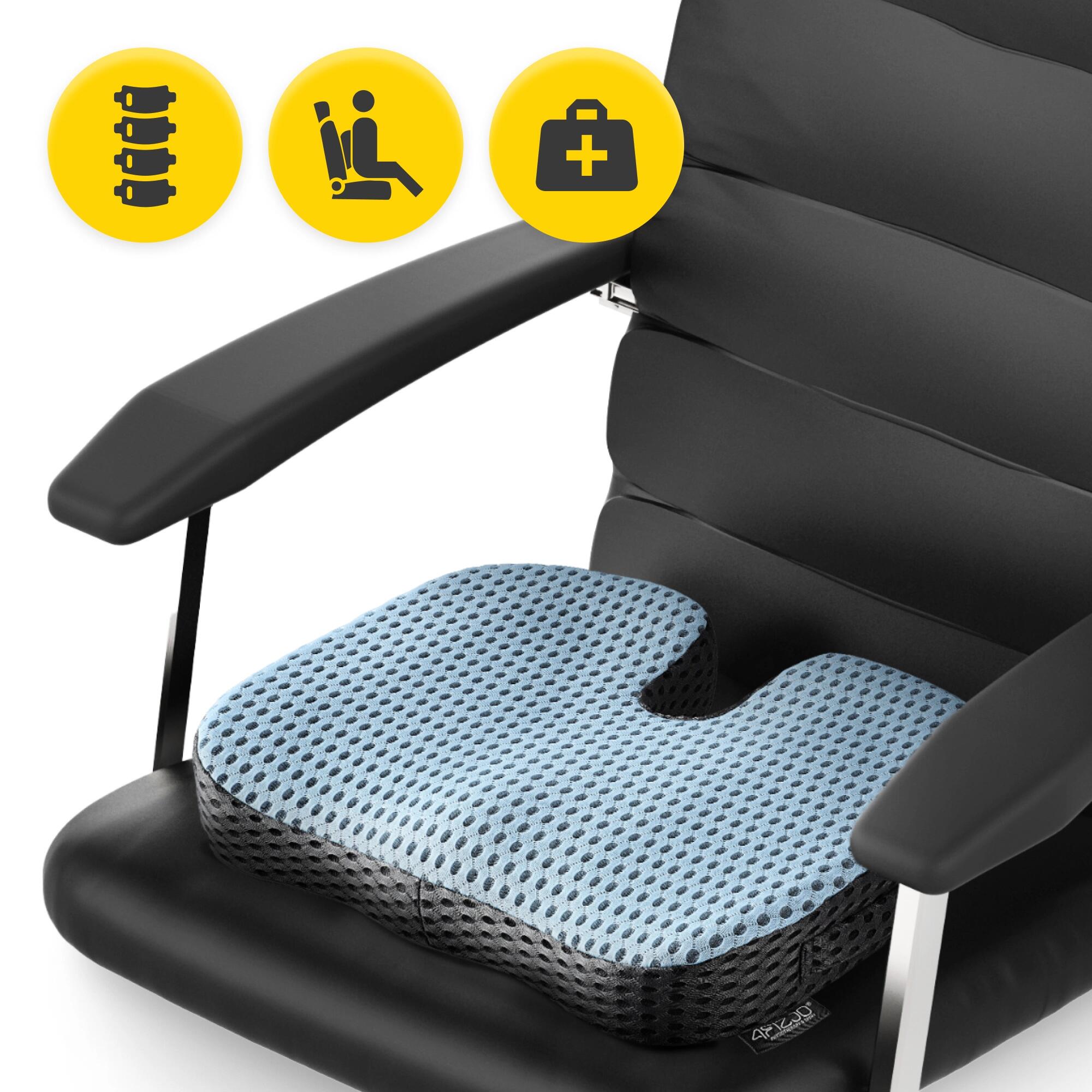 4FIZJO Cuscino Ortopedico Seduta Memory Foam 35x45cm – Ergonomico 6/7