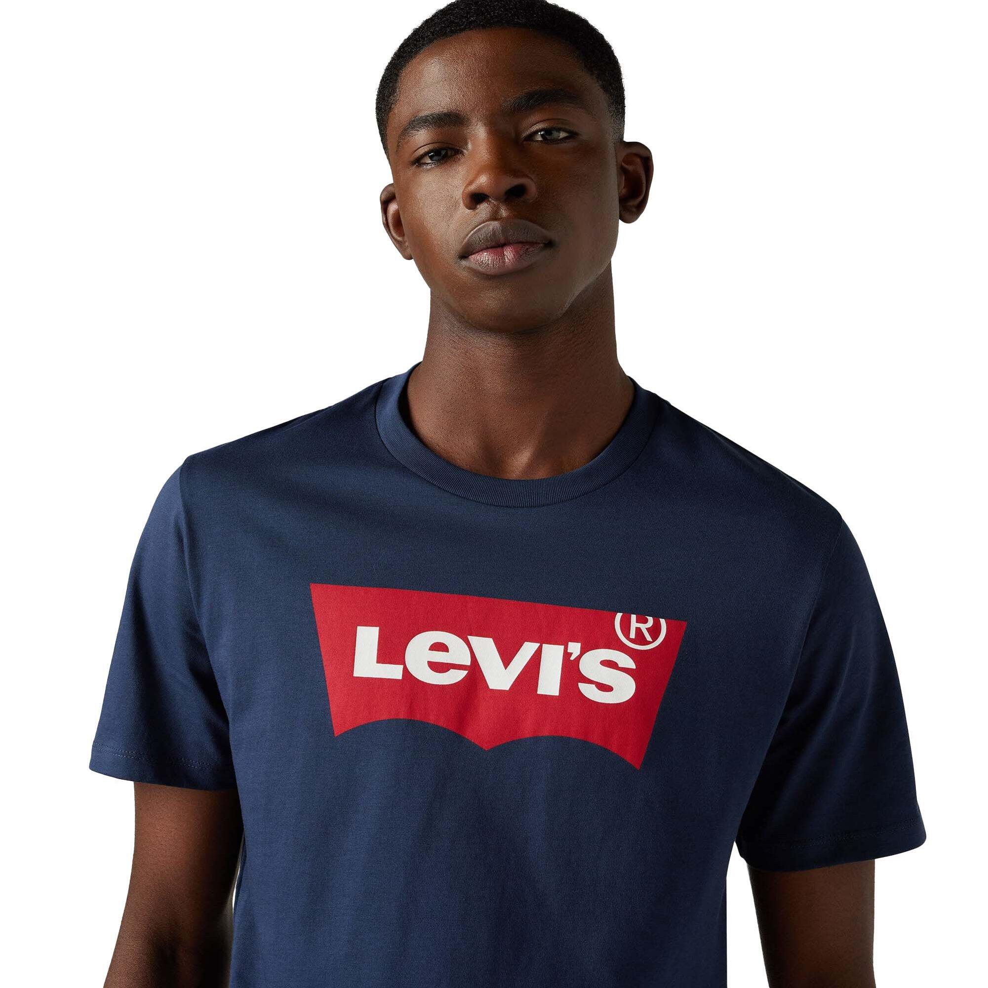 Camiseta Azul Marino Levis Estándar Housemark Dress Blues Clásica y Cómoda 4/5