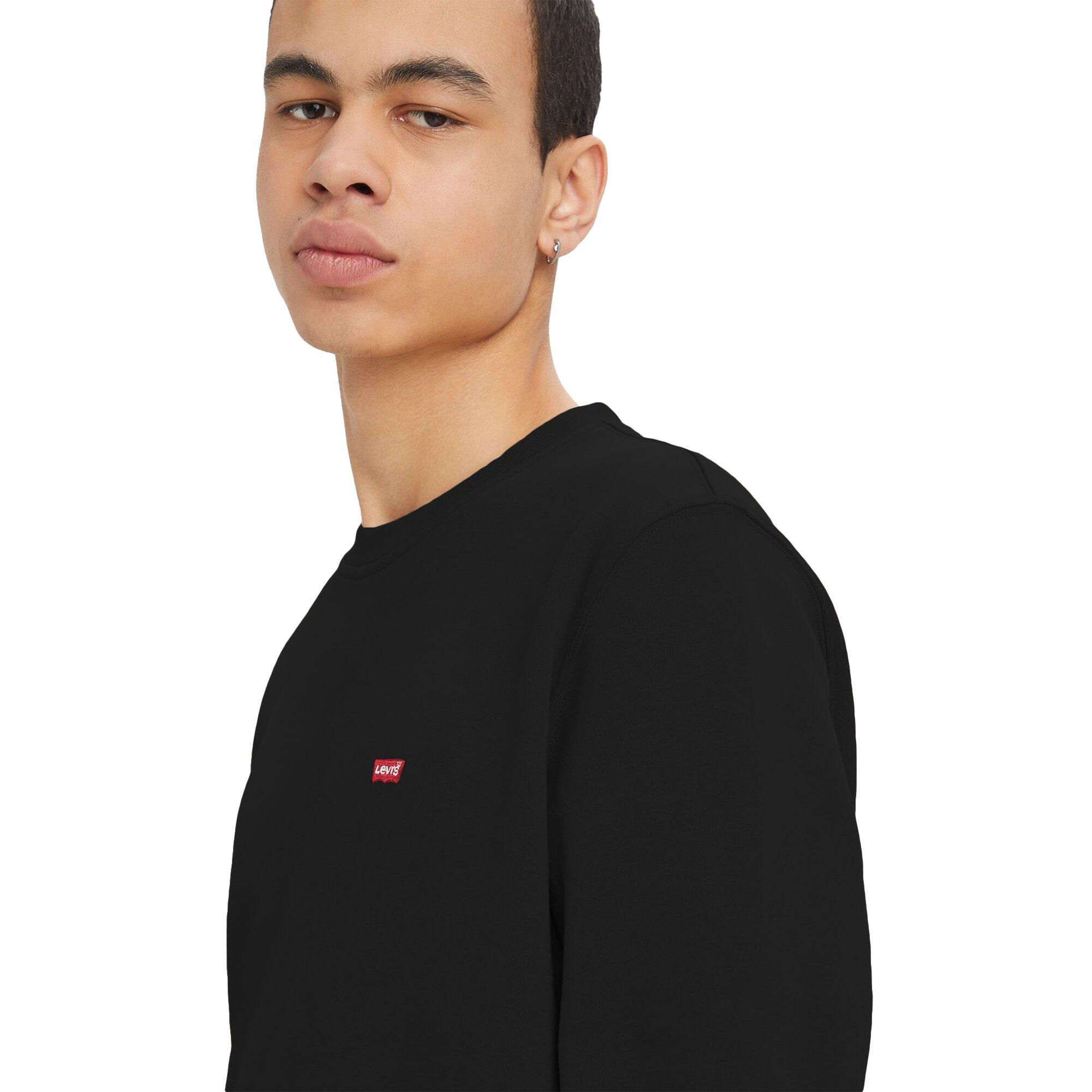 Sudadera Negra Levis The New Original HM Mineral Black Suave Y Clásica 7/7