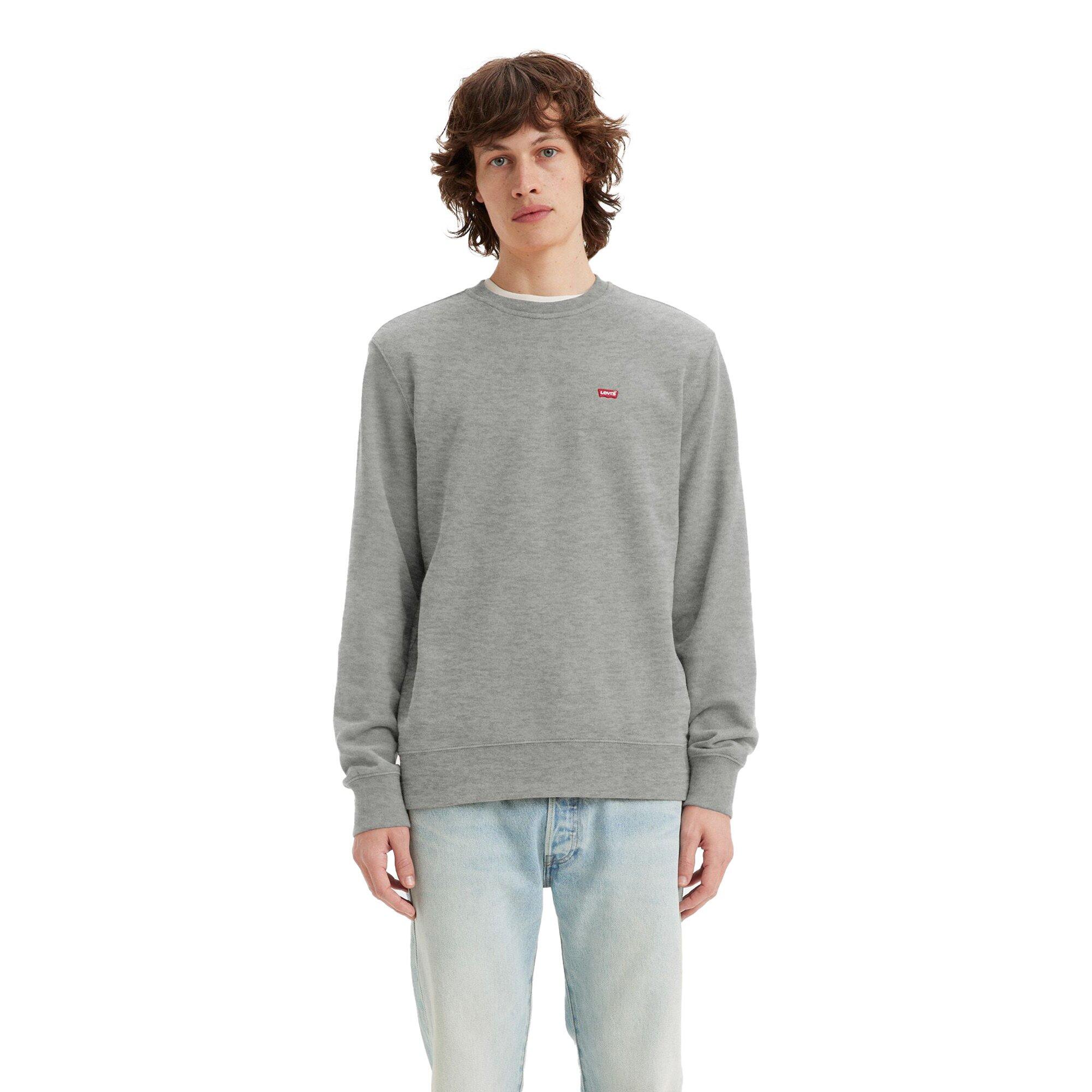 Pulls molletonnés pour homme Levi's Original gris 4/7