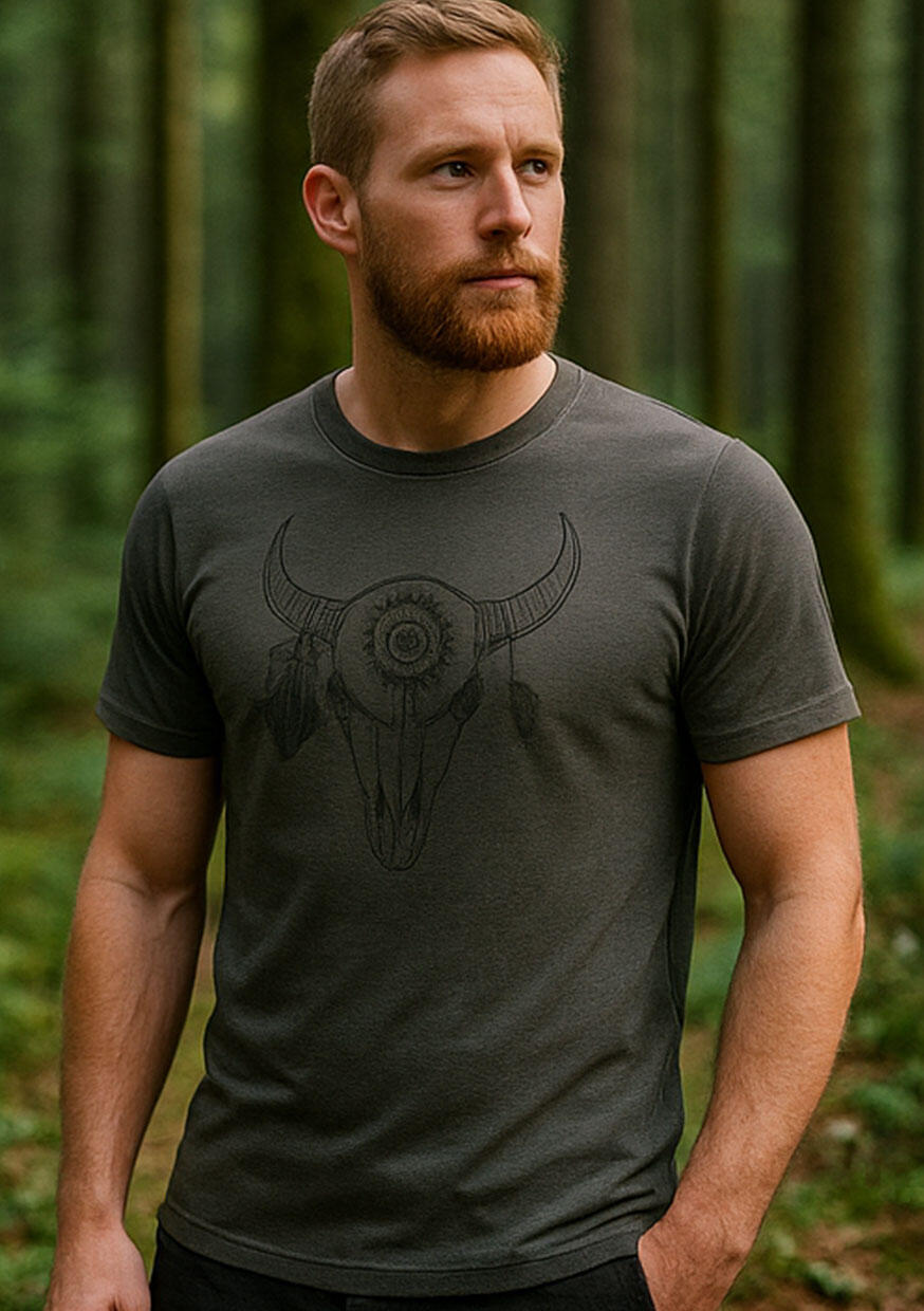 Camiseta de lana merino para hombre con estampado BULO 3/3