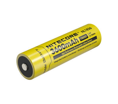 Nitecore nl1836 oplaadbare 18650 li-ion batterij 3600mah