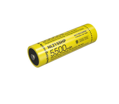 Nitecore nl2155hp oplaadbare 21700 li-ion batterij 5500mah