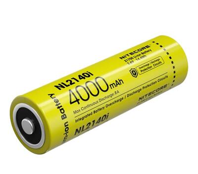 Nitecore nl2140i oplaadbare 21700 li-ion batterij 4000mah