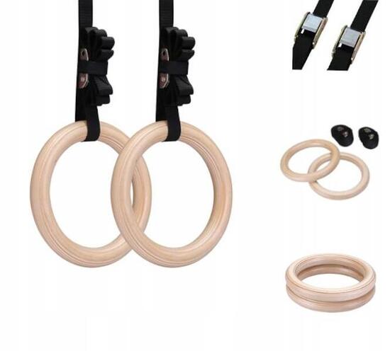 ABS Gymnastikringe Turnringe Calisthenics Funktionales Training 4FIZJO