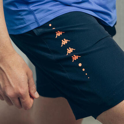 Short training homme Kombat Fio noir, corail