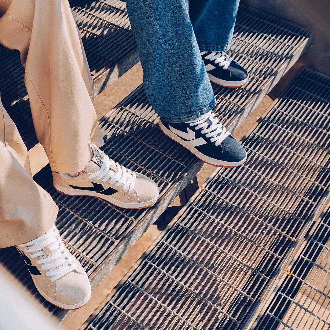 Kappa - Baskets Homme Marlon Blanc, Noir - Baskets - Blanc|multicolore|noir - Decathlon