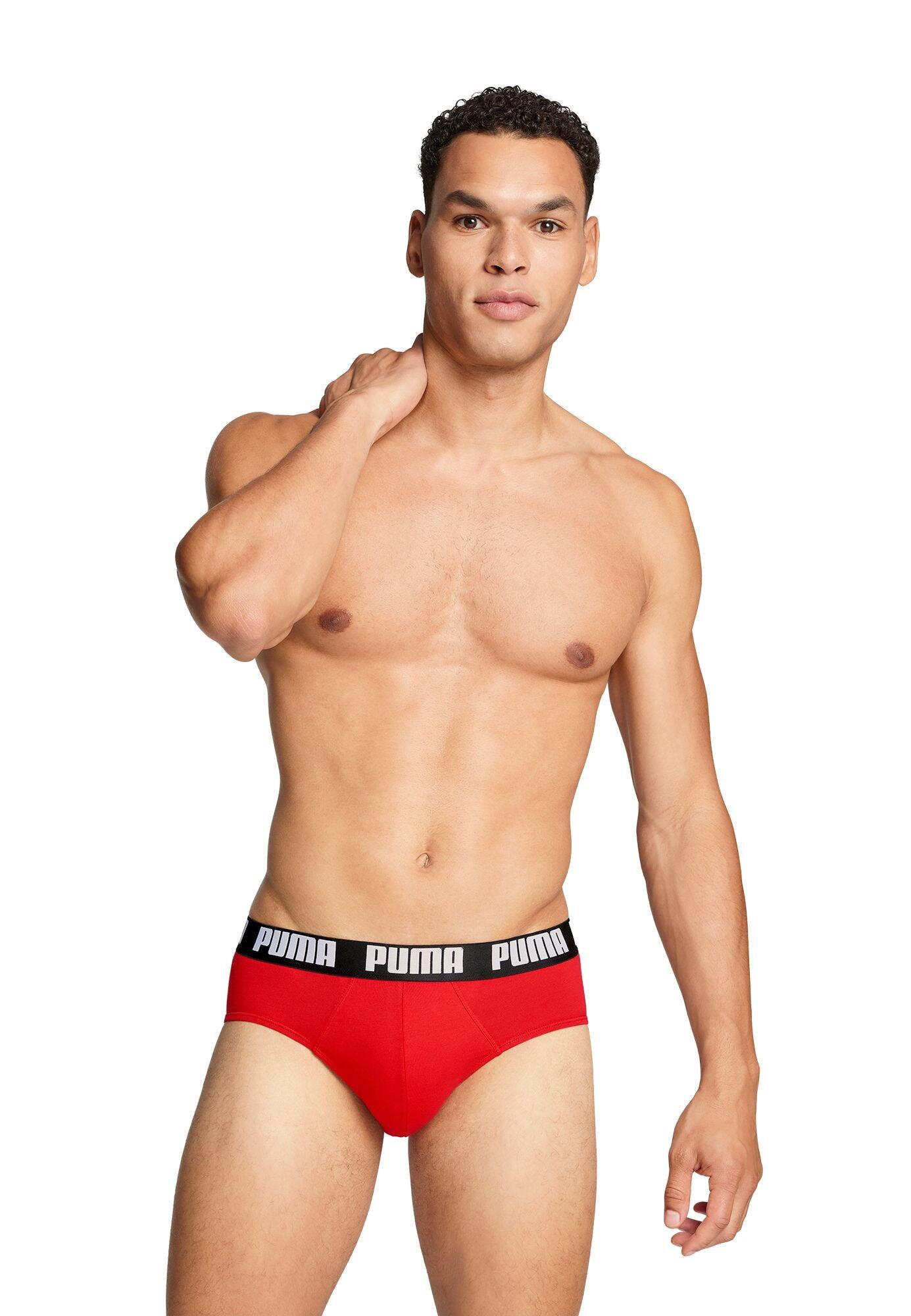 PUMA Everyday Briefs 2 Pack - Men's Midi Fit Cotton Blend 2/5
