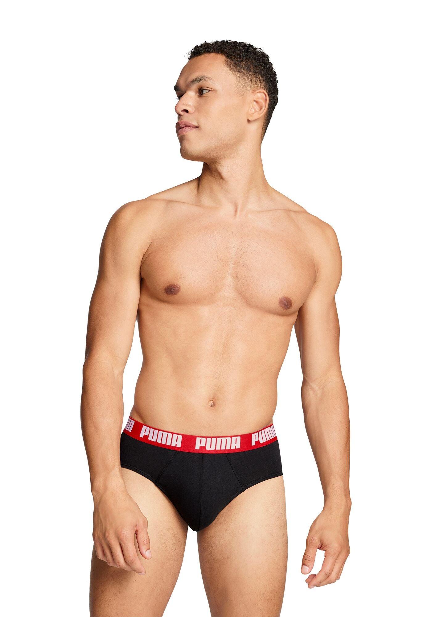 PUMA Everyday Briefs 2 Pack - Men's Midi Fit Cotton Blend 4/5