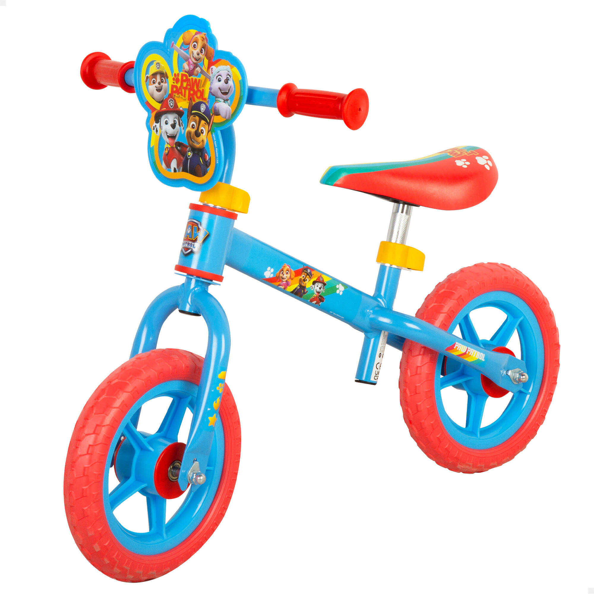 Paw patrol bicicleta sem pedais ajustável em altura máx. 20 kg